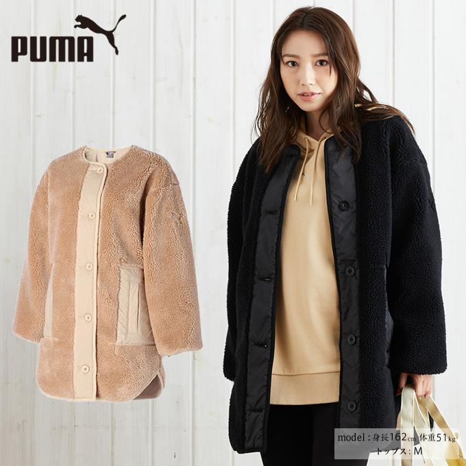 PUMA（プーマ） アウタージャケット レディース HER ボア ジャケット