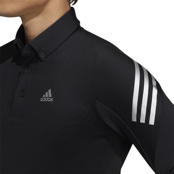 adidas（アディダス） ゴルフウェア ポロシャツ 長袖 メンズ AERO.RDY
