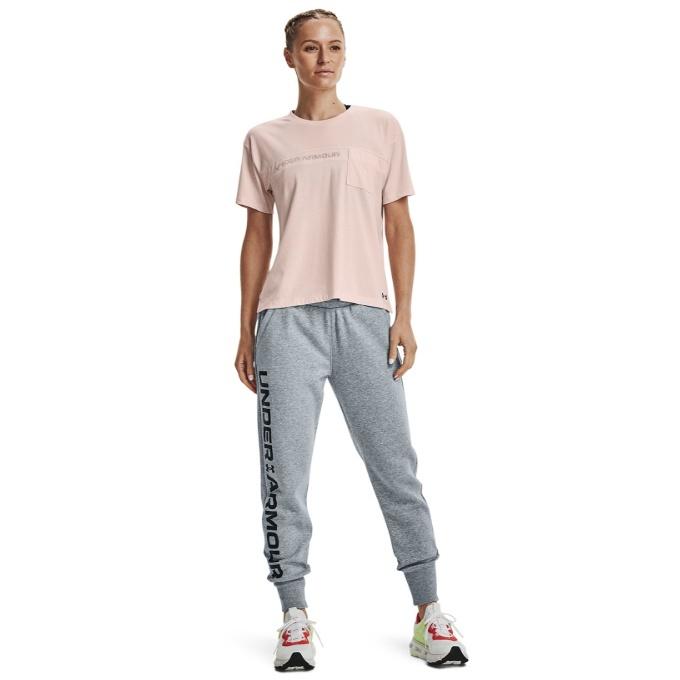 アンダーアーマー スウェットパンツ レディース UAライバルフリース グラフィック ジョガー 1370844-035 UNDER ARMOUR|himaraya|03
