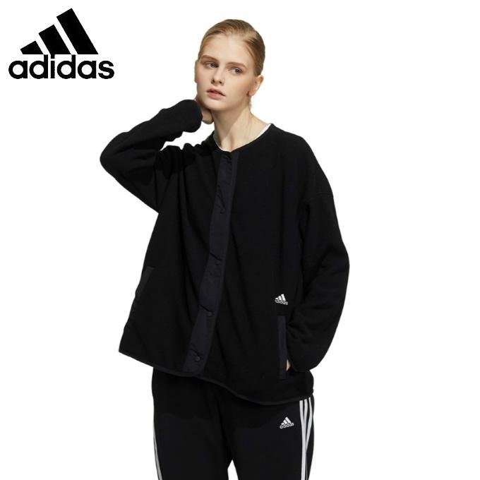 アディダス アウタージャケット レディース Prsve ルーズフィット フリース ノーカラージャケット Hb0040 L4873 Adidas ヒマラヤ Yahoo 店 通販 Yahoo ショッピング