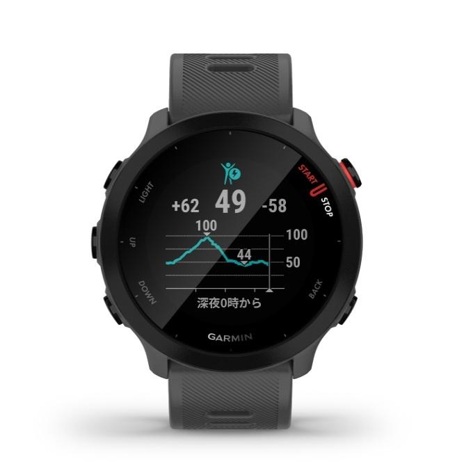 ガーミン GARMIN ランニング 腕時計 GPS付 ForeAthlete 55 フォアアスリート 55 010-02562-43｜himaraya｜05