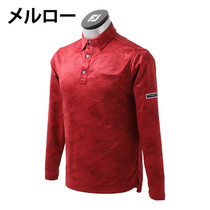FootJoy（フットジョイ） ゴルフウェア 長袖シャツ メンズ LS シャドウ