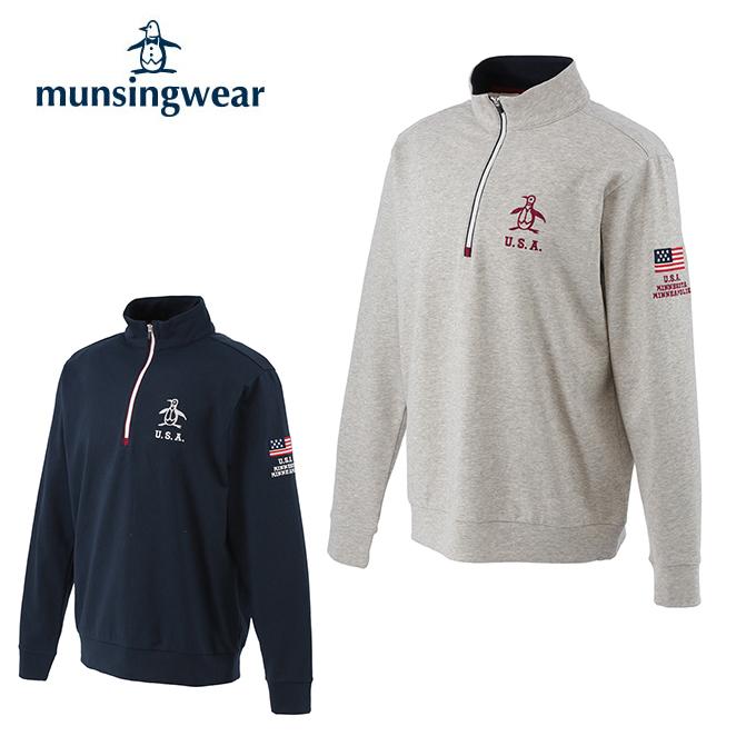 マンシング Munsingwear ゴルフウェア 長袖シャツ はっ水オーガニックコットンカットソー MGMSJL50CH