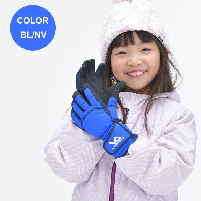 スキー スノーボード グローブ キッズ ジュニア 子供 130〜160cm スノーグローブ ウィンターグローブ JR GLOVE  VP131701K03 雪遊び ビジョンピークス