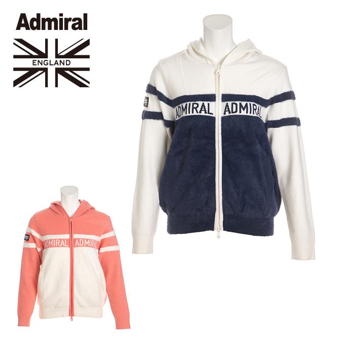 アドミラルゴルフ レディース 防風ジャケット&ニットスカート