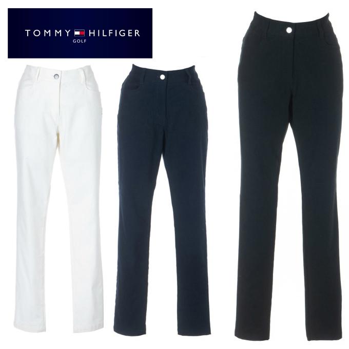 トミーヒルフィガーゴルフ TOMMY HILFIGER GOLF ゴルフウェア スラックス レディース フラッグポケット ベーシックパンツ THLA157