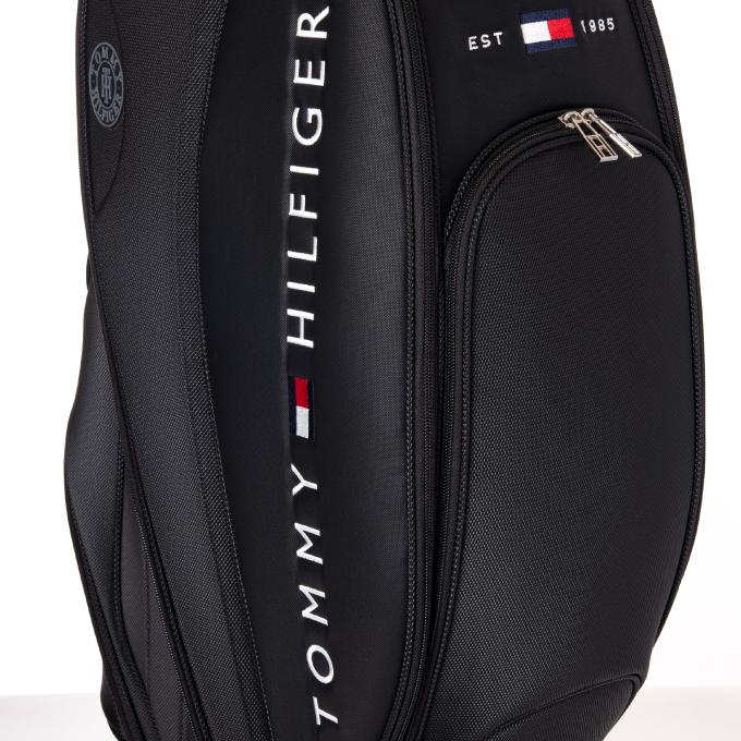 トミーヒルフィガーゴルフ TOMMY HILFIGER GOLF キャディバッグ メンズ カートキャディバッグ トライアングルエンボス THMG1FC2｜himaraya｜16