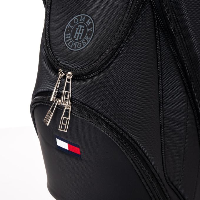 トミーヒルフィガーゴルフ TOMMY HILFIGER GOLF キャディバッグ メンズ カートキャディバッグ トライアングルエンボス THMG1FC2｜himaraya｜10