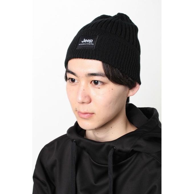 Jeep（ジープ） ニット帽 メンズ レディース ワッペン ニット
