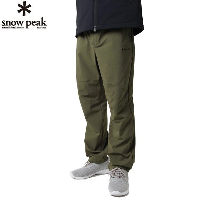  peak / ボトム/M/ナイロン/BLK/無地/SPS-PA-21AU002 snow peak（スノーピーク） ロングパンツ メンズ Strech Cloth Pants