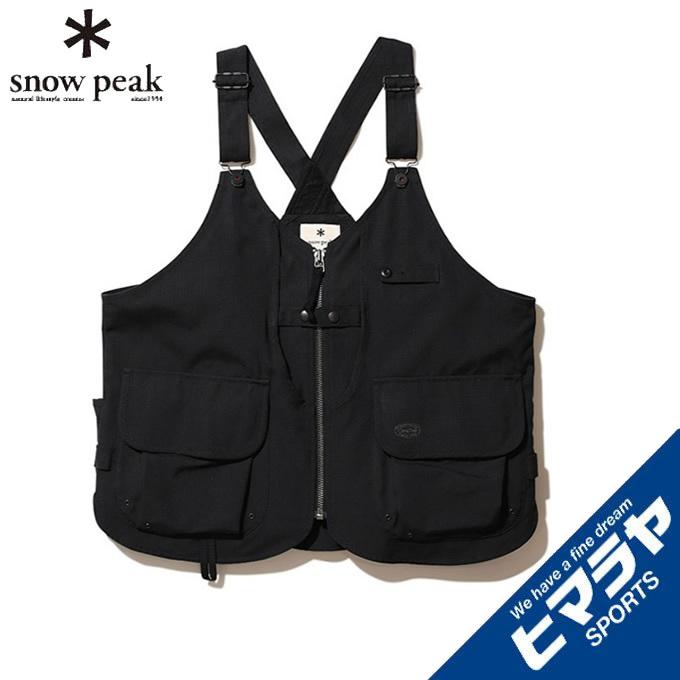 スノーピーク ベスト メンズ TAKIBI Vest JK-21AU102 BK snow peak 