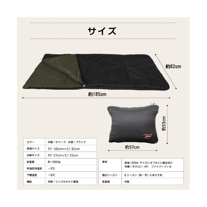 NANGA ナンガ × ビジョンピークス 封筒型シュラフ IBUKI NANGA ナンガ × ビジョンピークス 封筒型シュラフ IBUKI