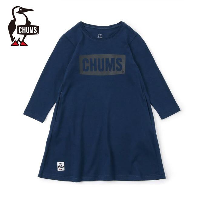 チャムス Chums ワンピース 長袖 ジュニア キッズチャムスロゴロングスリーブティードレス Kid S Chums Logo L S T Dress Ch21 1211 Navy Navy ヒマラヤ Paypayモール店 通販 Paypayモール