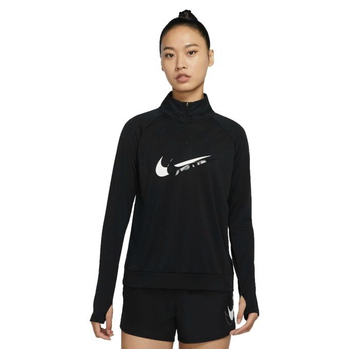 ナイキ ランニングウェア Tシャツ 長袖 レディース ドライフィット スウッシュ ラン Dd6842 010 Nike ヒマラヤ Paypayモール店 通販 Paypayモール