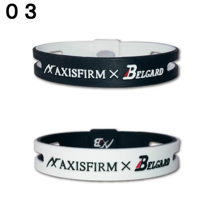 【新品未使用】AXF×Belgard　シリコンブレスレッド　Black アクセフ AXF axisfirm 野球 リストバンド シリコンブレスレット