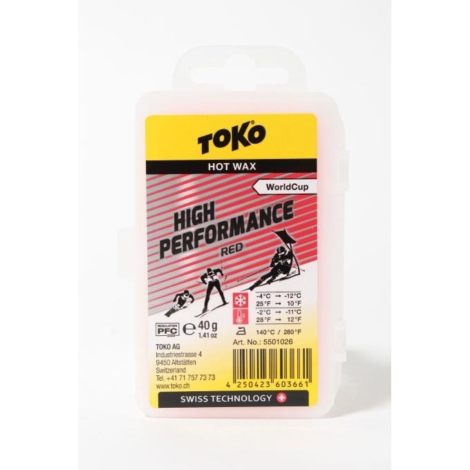 TOKO（トコ） ワックス -4〜-12度 一般的な雪質 ハイパフォーマンス