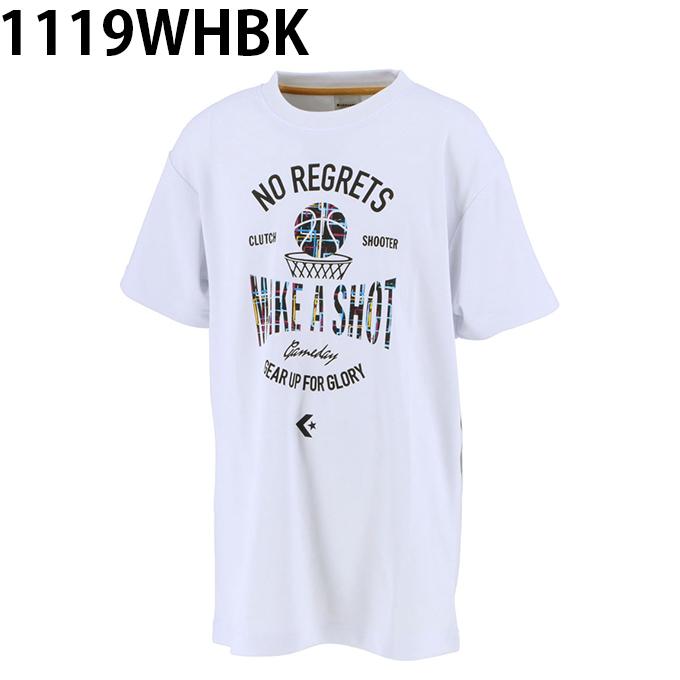 コンバース CONVERSE バスケットボールウェア 半袖シャツ ジュニア JRプリントTシャツ CB421356|himaraya|03
