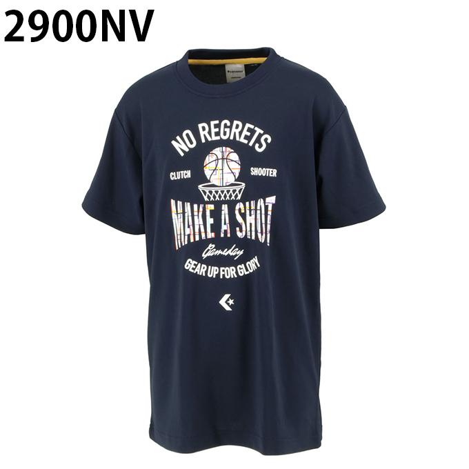 コンバース CONVERSE バスケットボールウェア 半袖シャツ ジュニア JRプリントTシャツ CB421356|himaraya|04