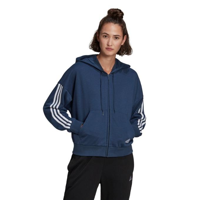 ついに再販開始 アディダス スウェットパーカー レディース エッセンシャルズ カット 3ストライプス フルジップパーカー Gl1463 Adidas Babylonrooftop Com Au