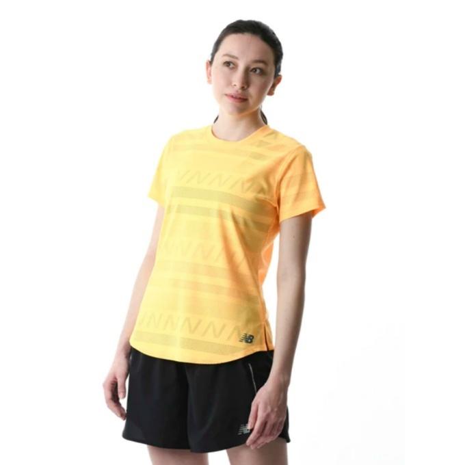 1452円 ランキング第1位 ニューバランス ランニングウェア Tシャツ 半袖 レディース Q Speed ジャカード Ss Wt Vac New Balance