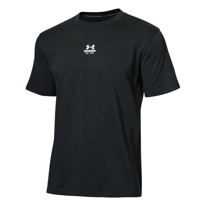 アンダーアーマー Tシャツ 半袖 メンズ UA ヘビーウエイト グラフィック ARMOUR 1371910-001 チャージドコットン お買い得品 UNDER ショートスリーブ 日本の職人技