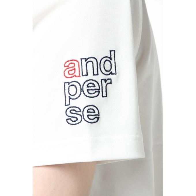 and per se（アンパスィ） ゴルフウェア ポロシャツ 半袖 メンズ