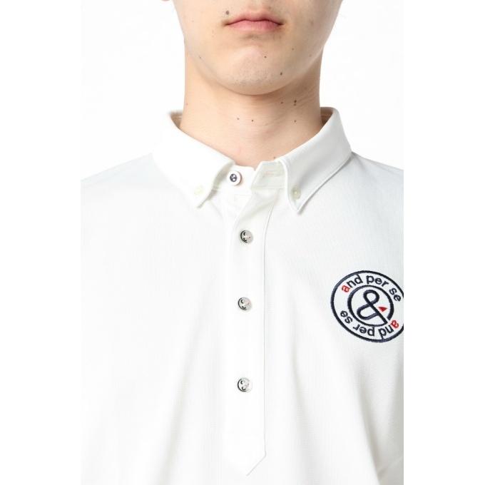 【美品/メンズXL/近年】and per se アンパスィ　ポロシャツ　鹿の子 and per se（アンパスィ） ゴルフウェア ポロシャツ 半袖 メンズ