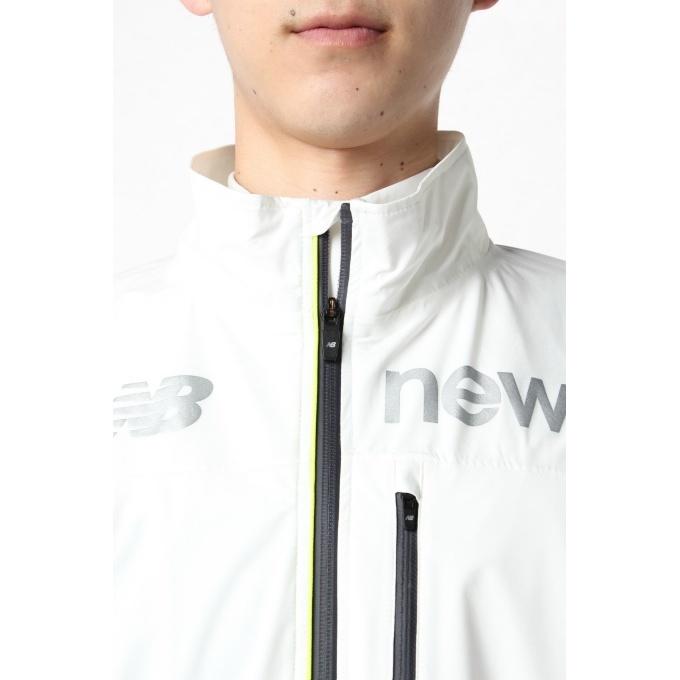 New Balance レインウェア セット ホワイト New Balance ニューバランス レインウェア上下セット ジャケット