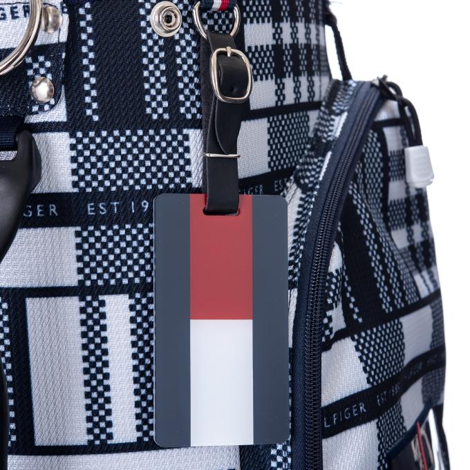 トミーヒルフィガーゴルフ TOMMY HILFIGER GOLF キャディバッグ メンズ カートキャディバッグシーズナルチェック THMG2SC4 