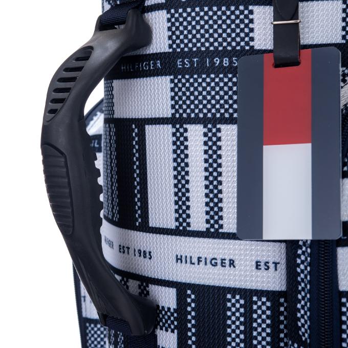 トミーヒルフィガーゴルフ TOMMY HILFIGER GOLF キャディバッグ メンズ カートキャディバッグシーズナルチェック THMG2SC4 