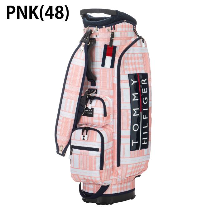 トミーヒルフィガーゴルフ TOMMY HILFIGER GOLF キャディバッグ メンズ カートキャディバッグシーズナルチェック THMG2SC4 