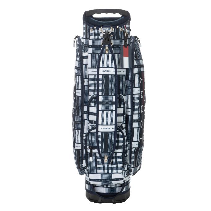 トミーヒルフィガーゴルフ TOMMY HILFIGER GOLF キャディバッグ メンズ カートキャディバッグシーズナルチェック THMG2SC4 