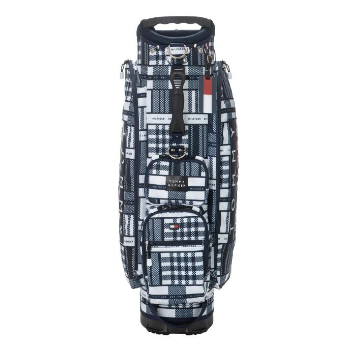 トミーヒルフィガーゴルフ TOMMY HILFIGER GOLF キャディバッグ メンズ カートキャディバッグシーズナルチェック THMG2SC4 