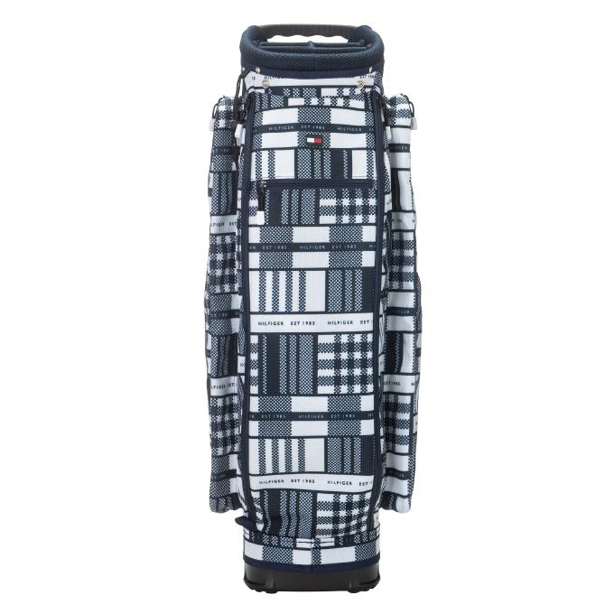 トミーヒルフィガーゴルフ TOMMY HILFIGER GOLF キャディバッグ メンズ カートキャディバッグシーズナルチェック THMG2SC4 