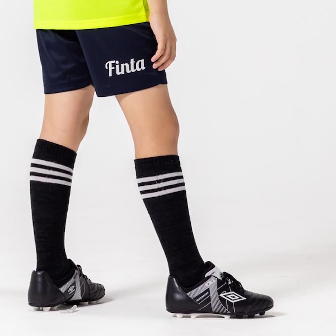 美品❤ サッカープラクティスパンツ2枚組 130 FINTA サッカーウェア ハーフパンツ ジュニア キッズ 子供 ジュニア