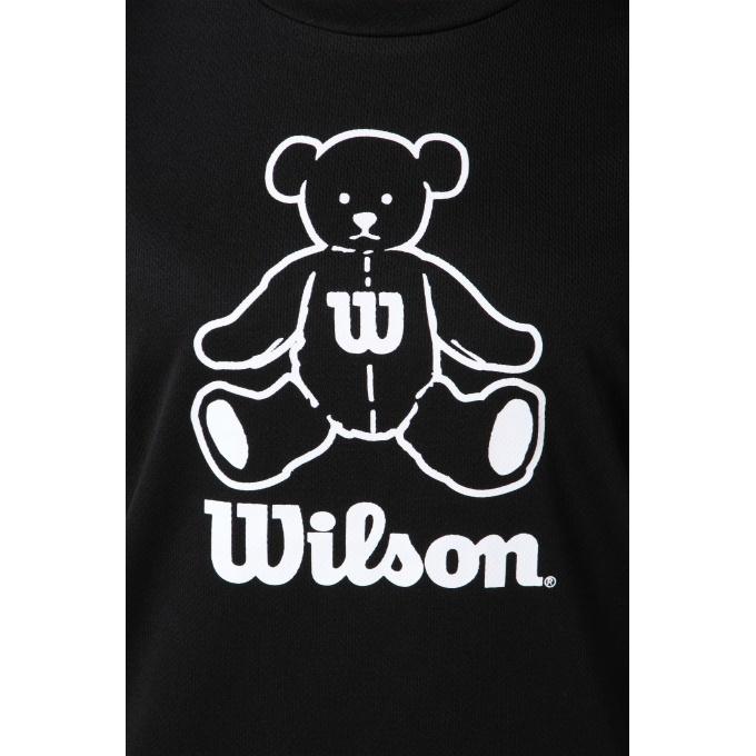 wilson - テニスウェア　ウィルソン　くま柄 Wilson（ウイルソン） テニスウェア バドミントンウェア Tシャツ 半袖