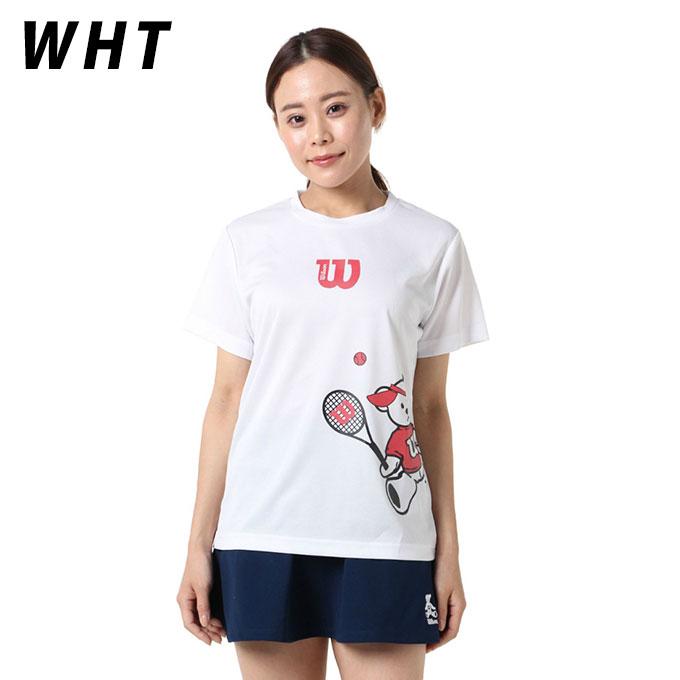Wilson（ウイルソン） テニスウェア バドミントンウェア Tシャツ 半袖