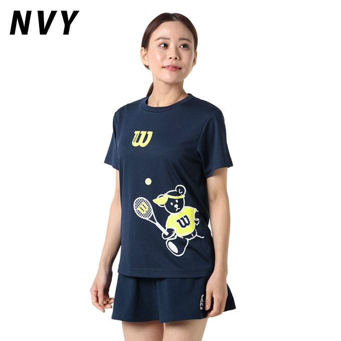 Wilson（ウイルソン） テニスウェア バドミントンウェア Tシャツ 半袖