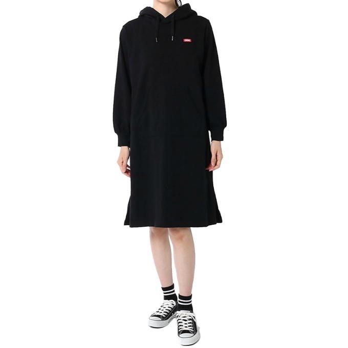 チャムス Chums ワンピース レディース キーストーンバルーンスリーブフーディ Ch18 1194 Black 最大71 オフ