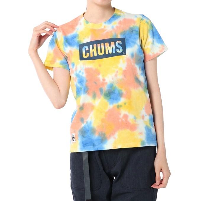チャムス Tシャツ 半袖 レディース チャムスロゴtシャツ Chums Logo T Shirt Ch11 13 Ocean Dye Chums ヒマラヤ Paypayモール店 通販 Paypayモール