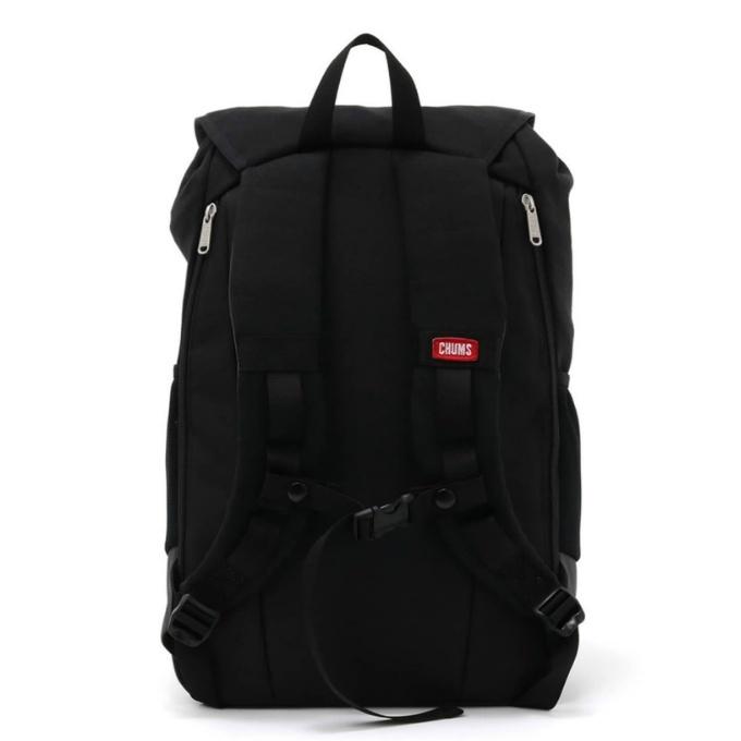 チャムス リュックサック 21L メンズ レディース ブックパックスウェットナイロン CH60-3356 BLACK/CH CHUMS バックパック バッグ｜himaraya｜03