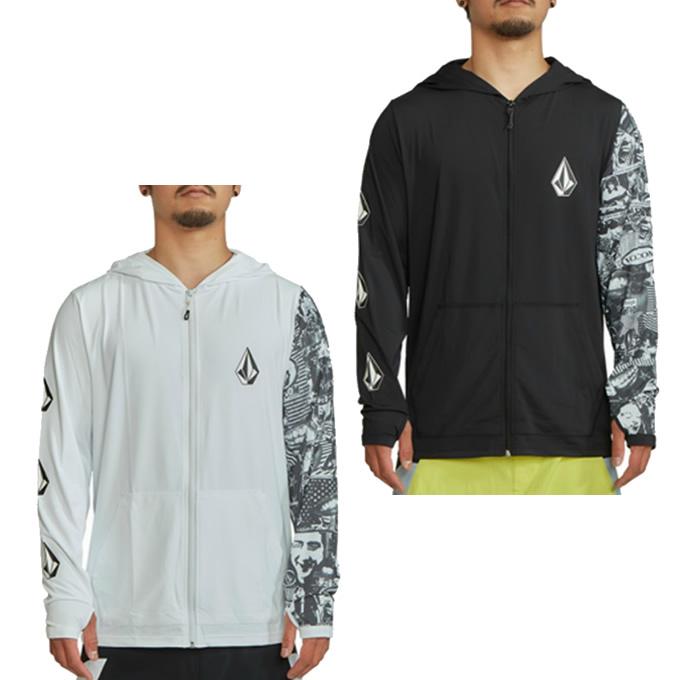 ボルコム VOLCOM ラッシュガード 長袖 メンズ LSラッシュパーカー A9312203｜himaraya