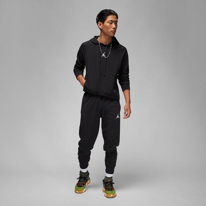 Jordanジョーダン プルオーバーフーディ フリース (DQ7328-010) JORDAN BRAND AS M J DF SPRT CSVR FLC PO BLACK/WHITE（ジョーダン
