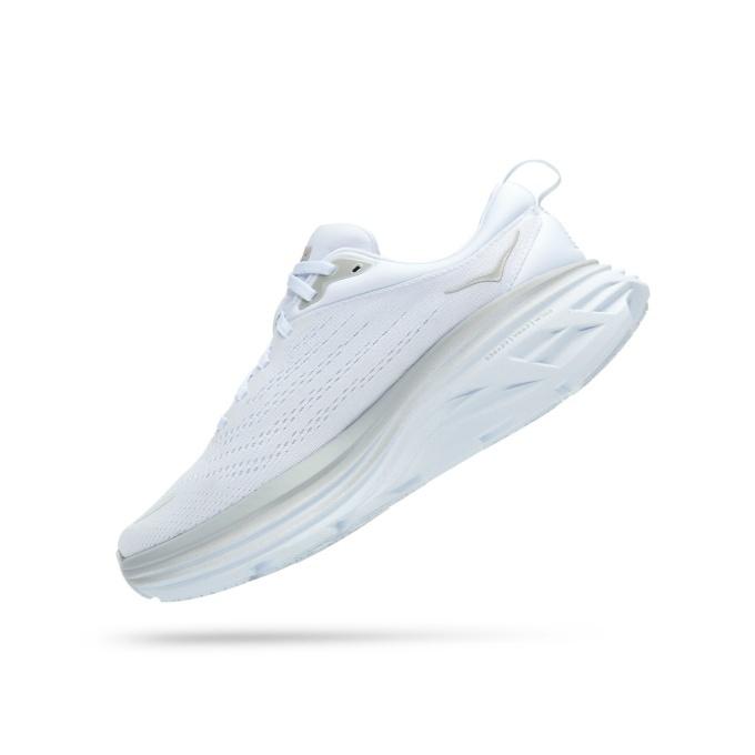 ホカ オネオネ HOKA ONEONE  ランニングシューズ レディース ボンダイ8 ホワイト/ホワイト Bondi 8 1127952 WWH｜himaraya｜04