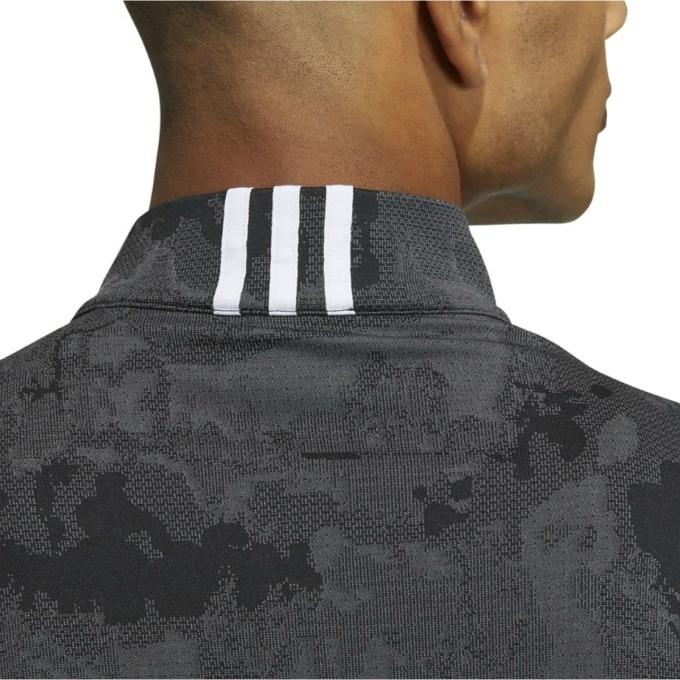 adidas（アディダス） ゴルフウェア 長袖シャツ メンズ トーナルジャカード 長袖ストレッッチジップモックシャツ P2340 adidas ...
