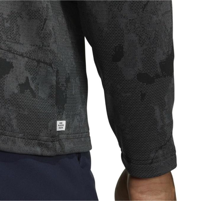 adidas（アディダス） ゴルフウェア 長袖シャツ メンズ トーナルジャカード 長袖ストレッッチジップモックシャツ P2340 adidas ...