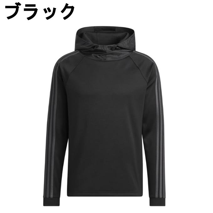 アディダス ゴルフウェア スウェット メンズ COLD．RDY 保温 長袖プルオーバーフーディー TA053 adidas 【2022年秋冬モデル】｜himaraya｜04