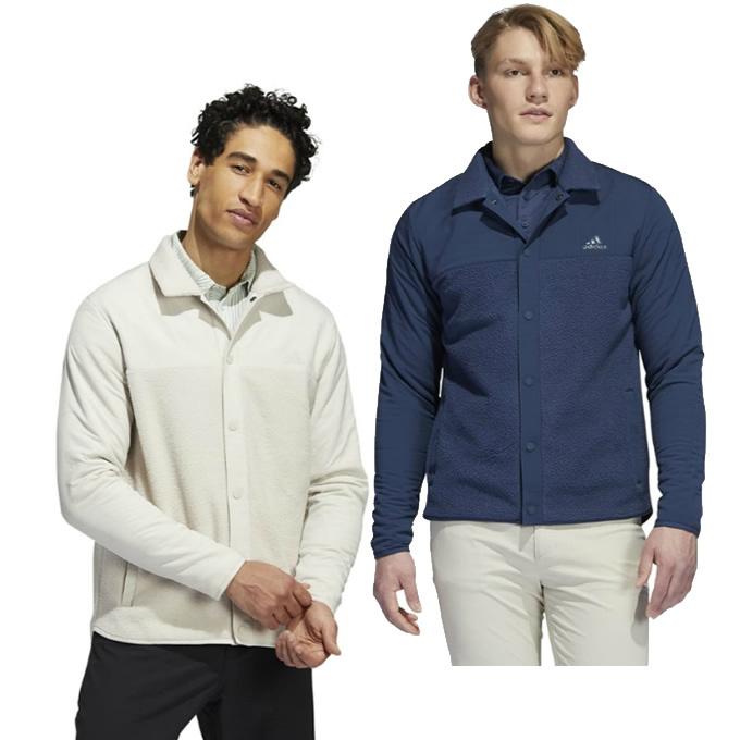 adidas（アディダス） ゴルフウェア ブルゾン メンズ 長袖撥水フリース