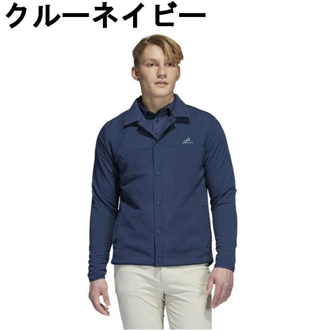 adidas（アディダス） ゴルフウェア ブルゾン メンズ 長袖撥水フリース