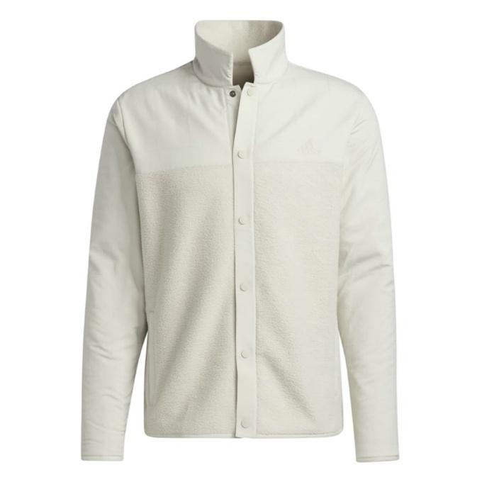 【美品】アディダスゴルフ ゴルフウェア 長袖 ジャケット ブルゾン メンズウェア adidas（アディダス） ゴルフウェア ブルゾン メンズ 長袖撥水フリース